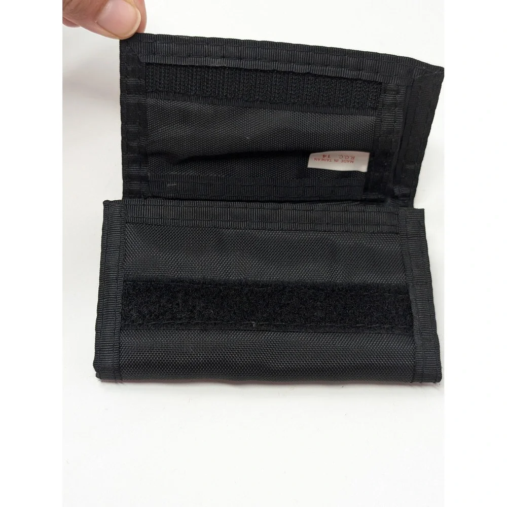 Vintage 1993 Jacksonville Jaguars Trifold Wallet Black Logo‎ Nylon Men's Black